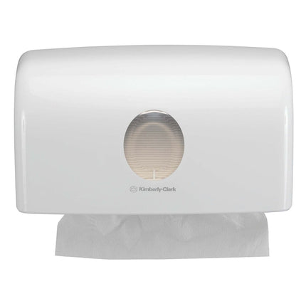 Aquarius™ Spender für gefaltete Handtücher - MultiFold / Weiß /Klein - 1 Dispenser | Karton (1 Spender)