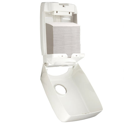 Aquarius™ Spender für gefaltete Handtücher - Interfold / Weiß - 1 Dispenser | Karton (1 Spender)