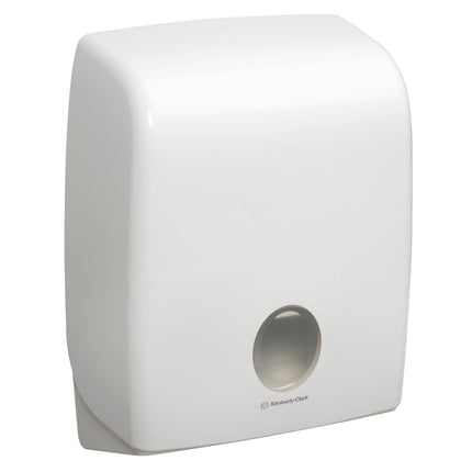Aquarius™ Spender für gefaltete Handtücher - C-Falzung / Weiß - 1 Dispenser | Karton (1 Spender)
