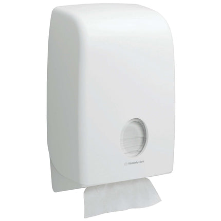 Aquarius™ Spender für gefaltete Handtücher - Interfold / Weiß - 1 Dispenser | Karton (1 Spender)