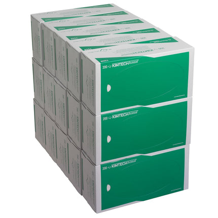 Kimtech® Science Präzisionswischtücher - 200 Tücher / Weiß - 15 Cartons  x 200 Sheets | Karton (15 Boxen)