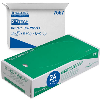 Kimtech® Science Präzisionswischtücher - 100 tücher / Weiß /2-lagig - 24 Cartons  x 100 Sheets | Karton (24 Boxen)