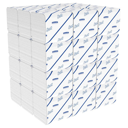 Scott® Control™ Toilettenpapier - Einzelblattsytem / Weiß - 36 Packs  x 250 Toilet Tissue Sheets | Karton (36 Päckchen)
