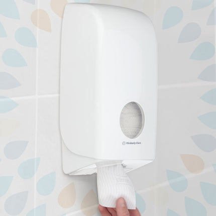 Kleenex® Toilettenpapier - Einzelblattsytem / Weiß /200 - 36 Packs  x 200 Toilet Tissue Sheets | Karton (36 Päckchen)