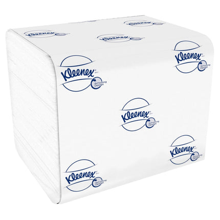 Kleenex® Toilettenpapier - Einzelblattsytem / Weiß /200 - 36 Packs  x 200 Toilet Tissue Sheets | Karton (36 Päckchen)