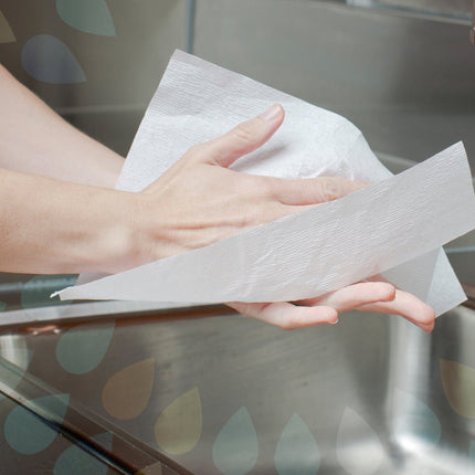 Kleenex® Handtücher - MultiFold / Weiß /Mittel - 16 Clips  x 150 Sheets | Karton (16 Päckchen)