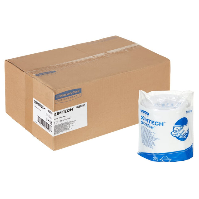 Kimtech® Wischtücher - Zentralentnahme  / Weiß - 6 Rolls  x 225 Sheets | Karton (6 Rollen)