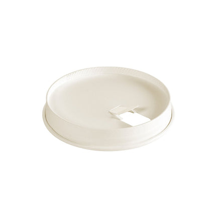 Karton-Deckel für alle Becher 35/47/59 cl, mit Trinköffnung  Weiß Karton | Packung (40 Stück)