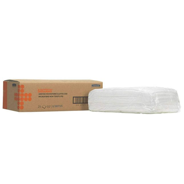 Kimtech® Auto Mikrofaser-Oberflächenwischtücher - Tuch / Weiß - 1 Carton  x 25 Sheets | Karton (1 Box)