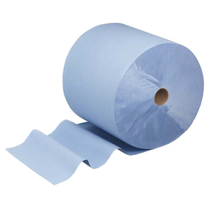 WypAll® L30 Papierwischtuch für Instandhaltungsarbeiten - Großrolle - Extra breit & lang / Blau - 1 Roll  x 1000 Sheets | Karton (1 Rolle)