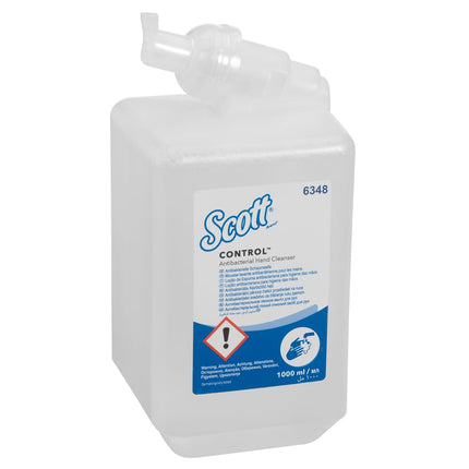 Scott® Anti Bac Foam Soap - Kassette / Transparent /1 Ltr - 6 Cassettes | Karton (6 Kartuschen)