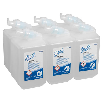 Scott® Anti Bac Foam Soap - Kassette / Transparent /1 Ltr - 6 Cassettes | Karton (6 Kartuschen)