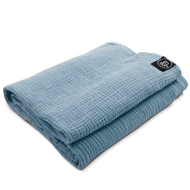 Shavasana Decke - Aqua Musselin