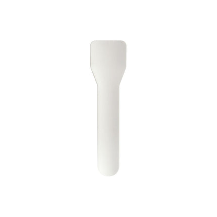Eislöffel, Papierfaser 95mm  Weiß Papier 95mm | Packung (100 Stück)