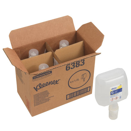 Kleenex® Extra Gel Händedesinfizieren - Kassette / Transparent /1.2 Ltr - 4 Electronic Cassettes | Karton (4 Kartuschen)