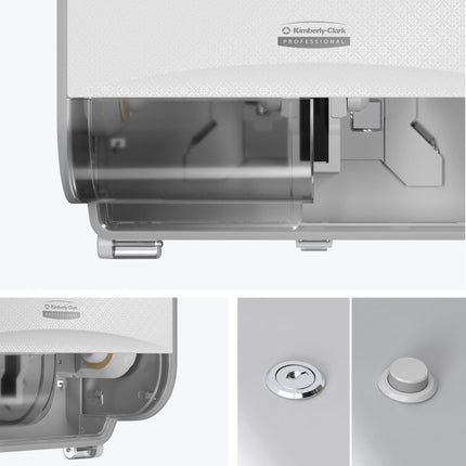 Kimberly-Clark Professional™ Icon™ Toilet Tissue Spender - Kleinrollen