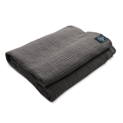 Shavasana Decke - Granit Musselin