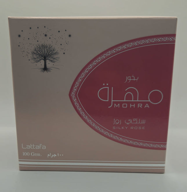 Lattafa/Bakhoor Mohra Silky Rose 100gr