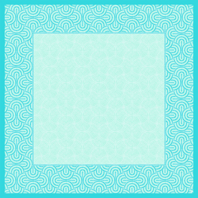 Dunicel Mitteldecke 84x84 cm, Breeze mint blue | Packung (20 Stück)