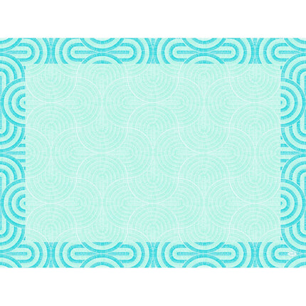Papier-Tischsets 30x40 cm, Breeze mint blue - Stilvolle Tischdekoration | Packung (250 Stück)
