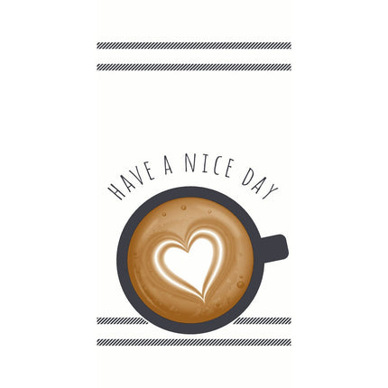 Zellt Servietten 40x40 cm, 3-lagig, Nice Day Design | Packung (250 Servietten)
