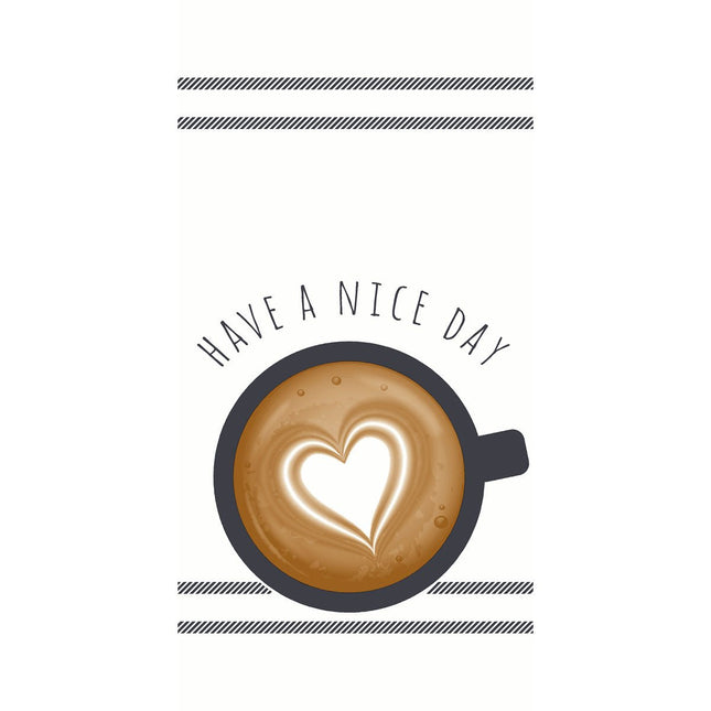 Zellt Servietten 40x40 cm, 3-lagig, Nice Day Design | Packung (250 Servietten)