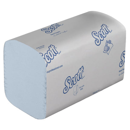 Scott® Control™ Falthandtücher - Interfold / Blau /Mittel - 15 Clips  x 240 Sheets | Karton (15 Päckchen)