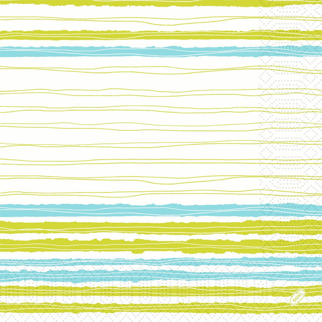 Zellt Servietten 40x40 cm, 3-lagig, Elise Streifen | Packung (250 Servietten)