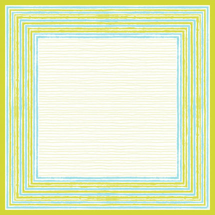 Dunicel Mitteldecke 84x84 cm Elise Stripes - Hochwertige Tischdecke | Packung (20 Stück)