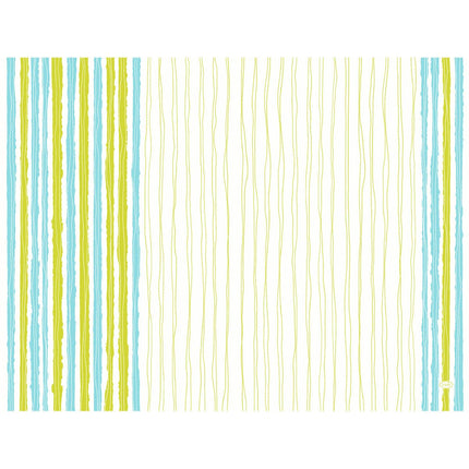 Papier-Tischsets Elise Stripes 30x40 cm - Stilvolle Tischdekoration | Packung (250 Stück)