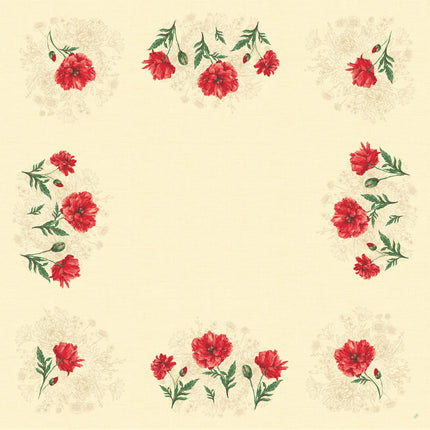 Dunisilk Monique Tischdecke 84x84 cm - Elegante Tischdekoration | Packung (20 Stück)