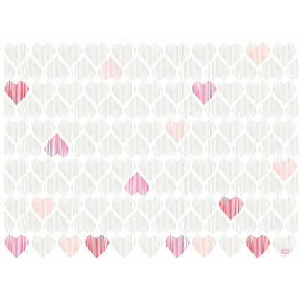 Dunicel-Sets 30x40 cm Amour - hochwertige Tischsets | Packung (100 Stück)
