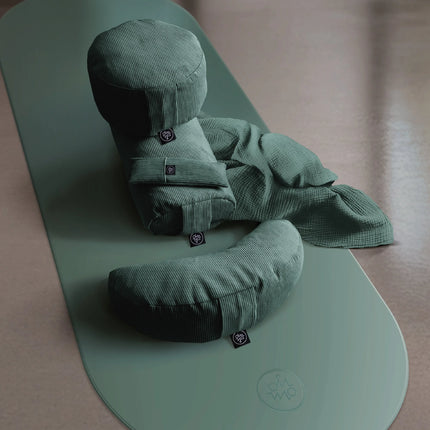 Oval Advanced Grip Yogamatte - Forest