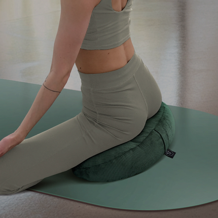 Design Yoga Halbmond Kissen - Forest Cord