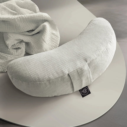 Design Yoga Halbmond Kissen - Pearl Cord