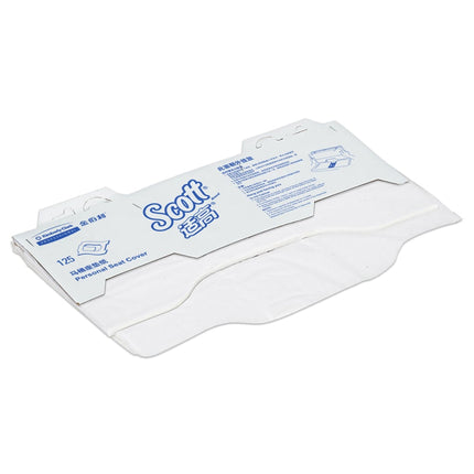 Scott® Toilettensitzauflagen - Weiß - 24 Bags  x 125 Packs | Karton (24 Beutel)