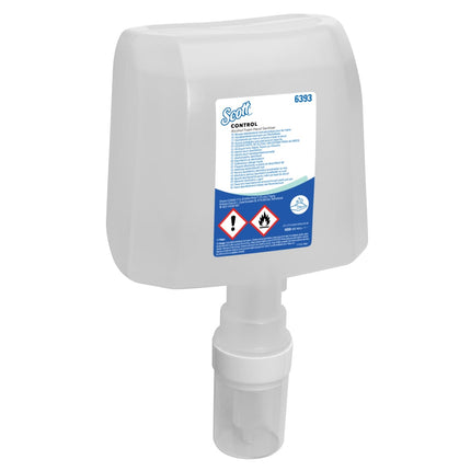 Scott® CONTROL Handdesinfektionsschaum auf Alkoholbasis - 1.2 Litre Cassette / Transparent /1.2 l - 4 Electronic Cassettes | Karton (4 Kartuschen)