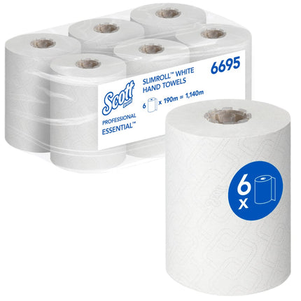 Scott® Essential™ Slimroll™ Handtücher - Rolle / 190.00 m x 19.80 cm