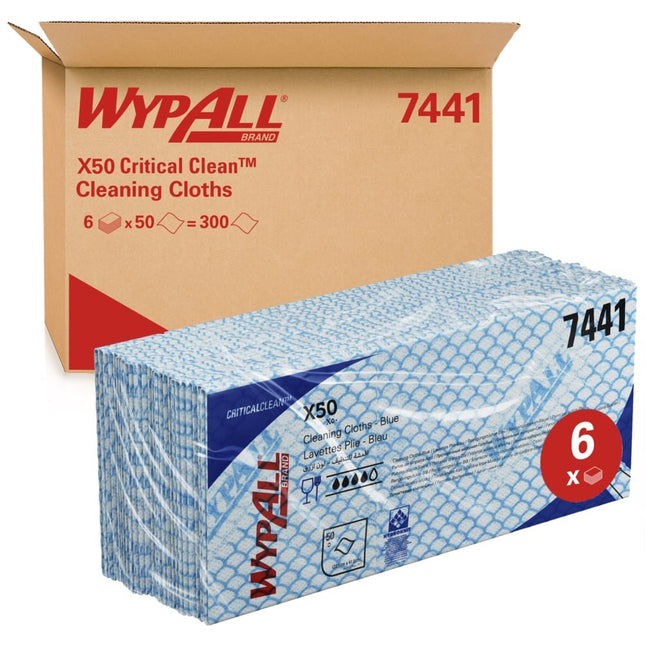WypAll® X50 Wischtücher - Interfold / 41.80 cm x 24.70 cm