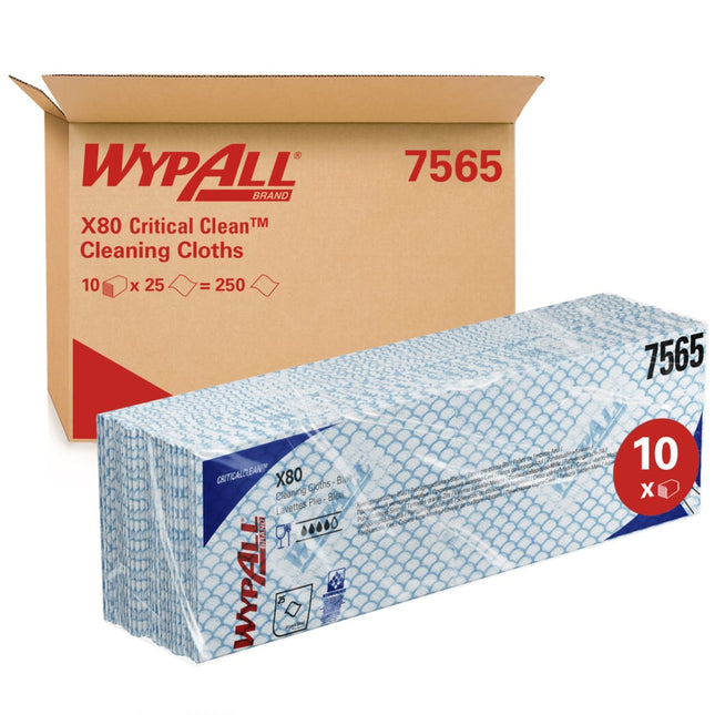 WypAll® X80 Critical Clean - Interfold, 41.00 cm x 33.00 cm