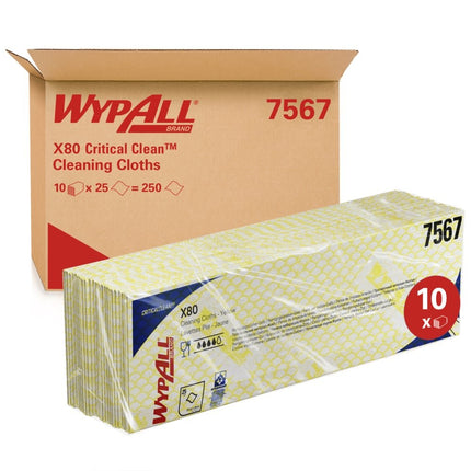 WypAll® X80 Critical Clean - Interfold, 41.00 cm x 33.00 cm