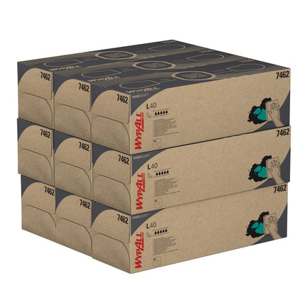 WypAll® L40 PowerClean - Zupfbox / Weiß - 9 Boxes  x 90 Sheets | Karton (9 Boxen)