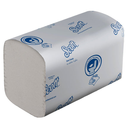 Scott® Control™ Herunterspülbare Falthandtücher - Weiß - 15 Clips  x 322 Sheets | Karton (15 Päckchen)