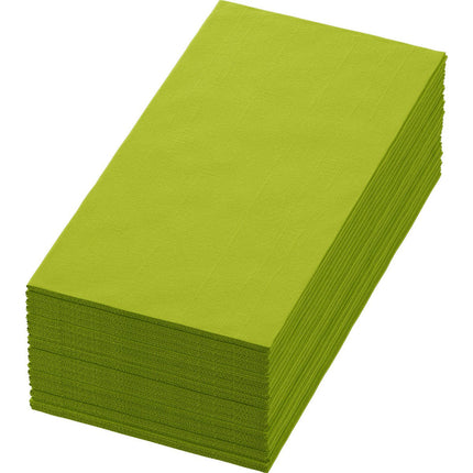 Zellt Servietten 40x40 cm, 3-lagig, Kiwi - Hochwertige Tischdeko | Packung (250 Servietten)