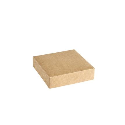 Viking Cube Deckel  Braun Karton/PE 113x113x29  | Packung (300 Stück)