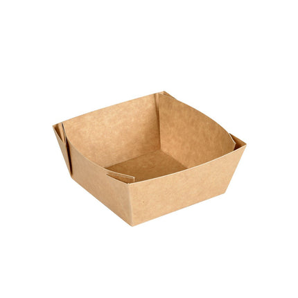 Viking Cube Low 510 ml  Braun Karton/PLA 113x113x50  | Packung (300 Stück)