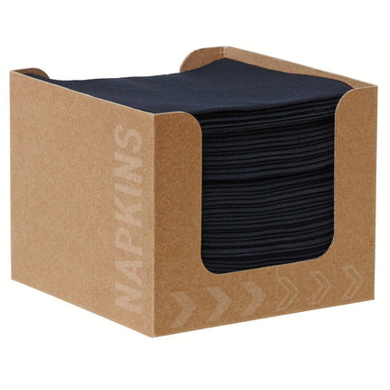 Bio-Dunisoft-Serviettenbox 20 x 20 cm schwarz