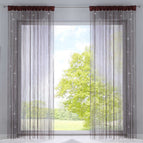Braun Lurex / HxB 250x140 cm