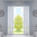 Silber Lurex / HxB 270x90 cm