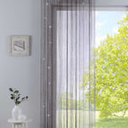 Braun Lurex / HxB 250x140 cm